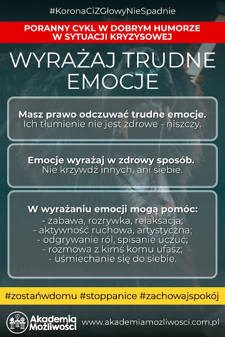 Wyrażaj trudne emocje