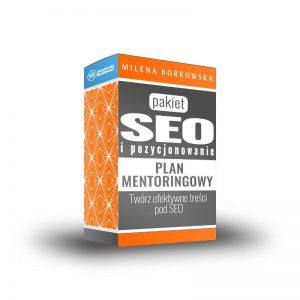 PLAN MENTORINGOWY “SEO I POZYCJONOWANIE”