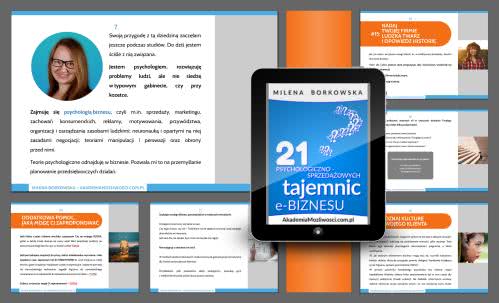 Milena Borkowska - bezpłatny ebook - sprzedaż - psychologia