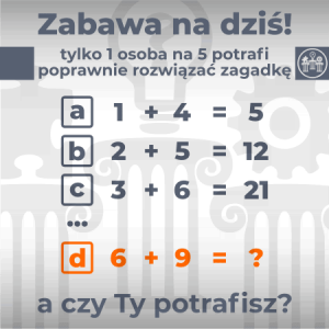 Read more about the article ZAGADKA LOGICZNA #5