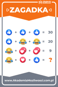 Read more about the article ZAGADKA LOGICZNA #9