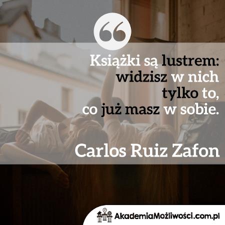 Akademia-Mozliwosci-cytat-motywacyjny (6) Książki są lustrem widzisz w nich tylko to, co już masz..