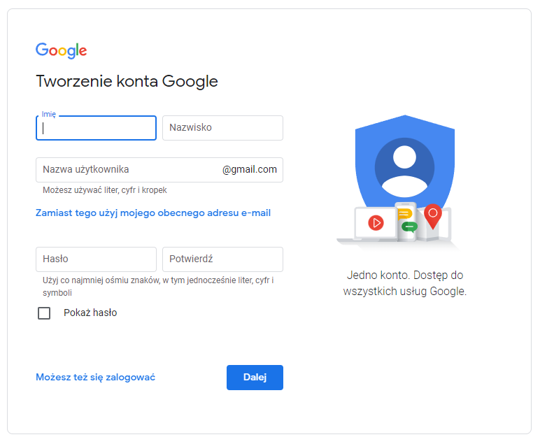 jak-założyć-konto-google-formularz